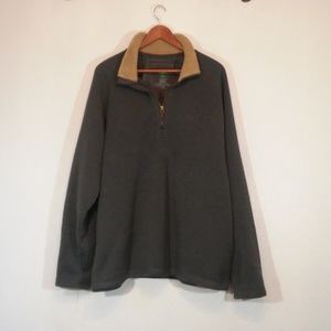 TIMBERLAND Grey Quarter Zip Pullover